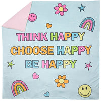 ISCREAM - Be Happy Sherpa Blanket