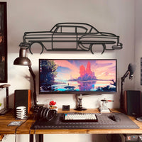 1954 Bel Air Detailed Metal Car Wall Art - MT0031
