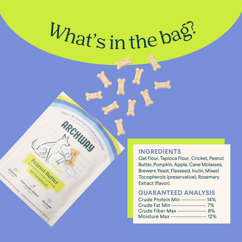 Peanut Butter Cricket Better Biscuit Arch Pet Food