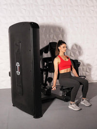 Elite Selectorized Biceps Curl - Muscle D Fitness - Commercial Grade - Adjustable Seat - Pin Selectorized