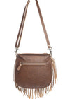 Hand tooled Fringe Bag