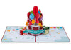Happy Birthday Balloons Pop Up Card
