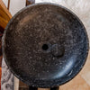 Natural Stone Black Marble Stand-alone Pedestal Sink Polished (D)20" (H)33.5"