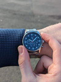 Black Sport Chronograph The Beyond Boring Watch Company