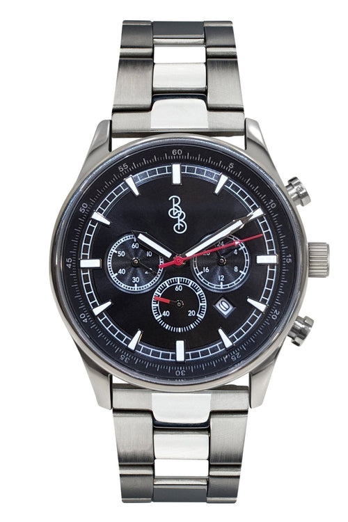 Black Sport Chronograph The Beyond Boring Watch Company