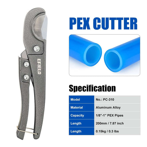 1" 100ft PEX-A Pipe (White & Cutter)
