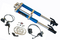 Blue / Chrome / Hydraulic Front and Rear Brake