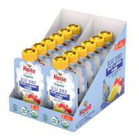 Holle Organic Blue Bird - Fruit & Grain Purée Pouches