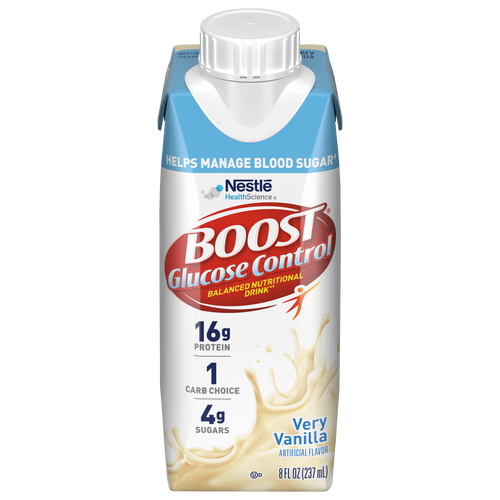Boost Glucose Control Max Very Vanilla Nutritional Shake (12 x 325 mL / 11 fl oz)