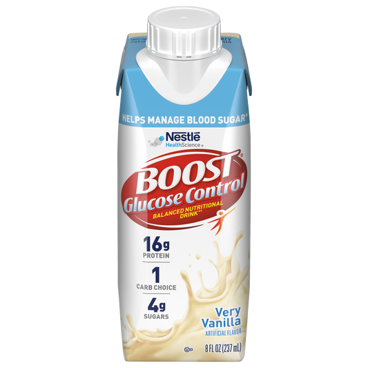 Boost Glucose Control Max Very Vanilla Nutritional Shake (12 x 325 mL / 11 fl oz)