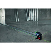 BOSCH GLL3-330CG-B 360-Degree Green Beam Three-Plane Line Laser Level with 2 Batteries