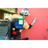 BOSCH GLL3-330CG-B 360-Degree Green Beam Three-Plane Line Laser Level with 2 Batteries