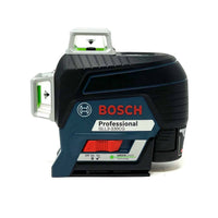 BOSCH GLL3-330CG-B 360-Degree Green Beam Three-Plane Line Laser Level with 2 Batteries
