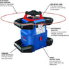 BOSCH GRL4000-80CHK Self-Leveling Rotary Laser Kit Level 360 - GRL4000-80CHK