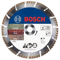 Bosch DB944 9" Premium Turbo Segmented Rim Diamond Abrasive Blades