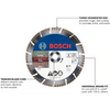 Bosch DB944 9" Premium Turbo Segmented Rim Diamond Abrasive Blades