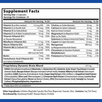 Stonehenge Health Dynamic Brain Supplement – Memory, Focus Mental Clarity | 60 Capsules