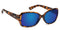 Polarized Gray with Blue Mirror / No Bifocal/Reader (Plano) ($90) / Tortoise