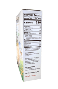 Elbows, Brown Rice, Organic, Jovial, Gluten-Free