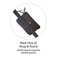 Clip & Go Strap w/Pouch Brushed Vegan Leather SaveTheGirls
