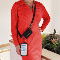 Clip & Go Strap w/Pouch Brushed Vegan Leather SaveTheGirls