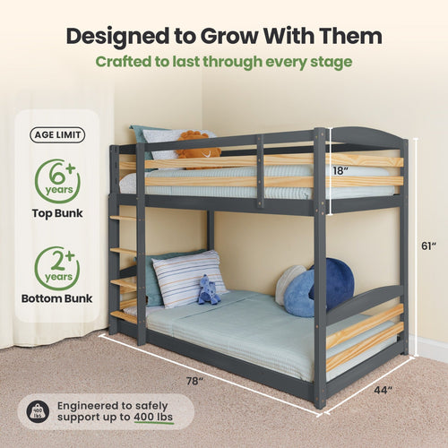 Solid Bunk Bed For Kids