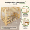 Solid Bunk Bed For Kids