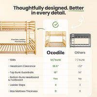 Solid Bunk Bed For Kids
