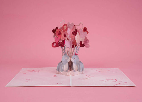 Love Bunnies Pop Up Card