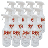 Bussit Clean Food Surface Sanitizer & Cleaner,  Spray & Wipe, Quart