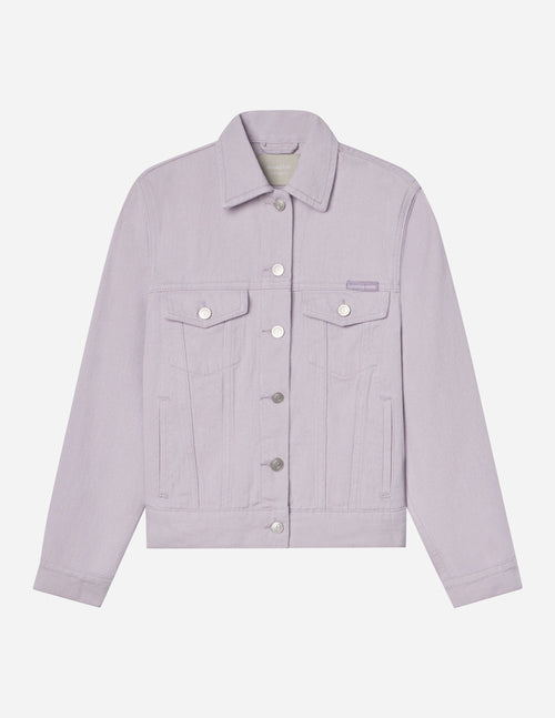 But God Cropped Denim Jacket