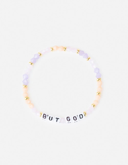 But God Letter Bracelet