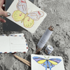 Coloring Postcards w/ 6 Designs (30 cards)
