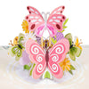 Butterflies Pop Up Card - 5" x 7"