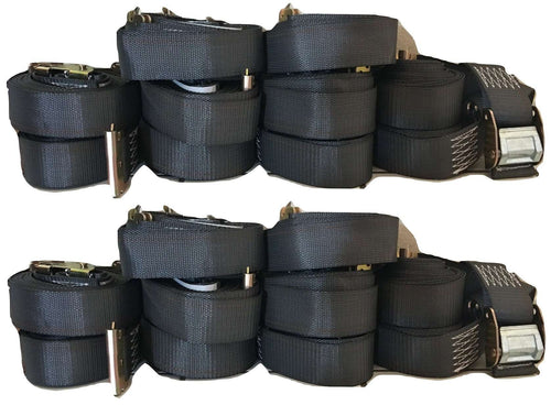 2" x 16 Ft Interior Van Cam Buckle Strap w/ Spring E Fittings |  20 PACK RatchetStrap.Com