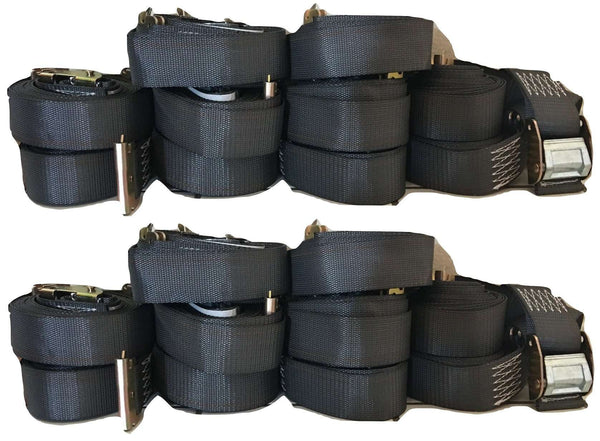 2" x 16 Ft Interior Van Cam Buckle Strap w/ Spring E Fittings |  20 PACK RatchetStrap.Com