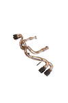 SPDZ1 Catback Exhaust For Chevrolet Corvette C8 2020+ Black Tips 6.2L V8 3" Race Series