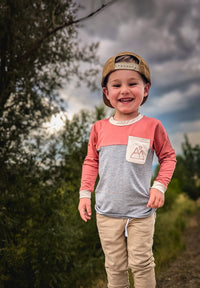 Mountain color block bamboo Keep the Littles Wild