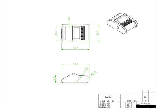1 Inch Stainless Steel Cam Buckle Tie Down 2 PACK | 1CBSS