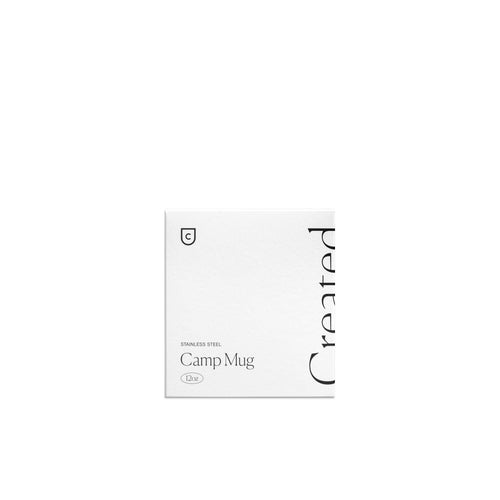 12oz Camp Mug - Black Created Co.