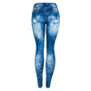 CurveFit Distressed Denim Jeans