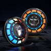 SPDZ1 Oculus 7" RGB LED Headlights with LED RGB Fog Light Kit – App Controlled Multi-Mode Halo