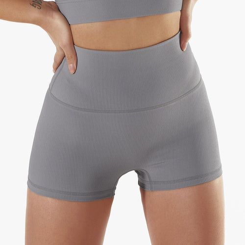High-Waisted Ribbed Fitness Shorts | Butt Lifting & Flattering Activewear for Yoga, Running & More