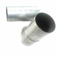 (2) 2 3/4" ID to 2 3/4" OD X 6" Length Stainless Coupler Exhaust Pipe Connector Adapter 304 Stainless Steel
