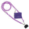 Purple Chain - Purple Pouch (Hardware: Silver)