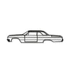Impala Metal Car Wall Art - MT0993