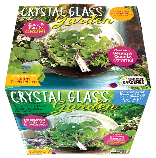 Crystal Glass Garden Seed Starting Terrarium