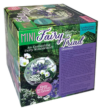 Fairy Triad Glass Terrarium Seed Starting Kit