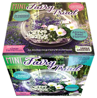 Fairy Triad Glass Terrarium Seed Starting Kit