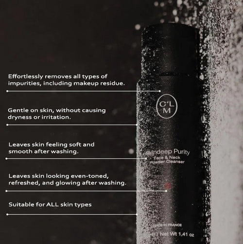 CLM Skindeep Purity powder cleanser for face and neck Celemi Cosmetics LLC